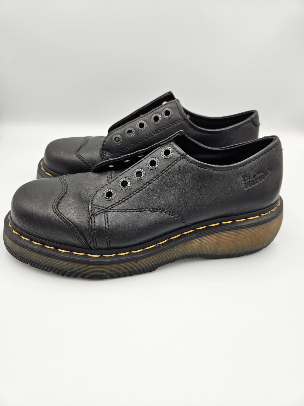 Dr. Martens 10960 Black Leather Oxford Shoes Women’s Size 9